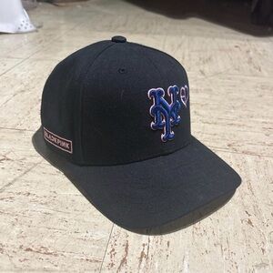 Mitchell & Ness Black and Blue Cap